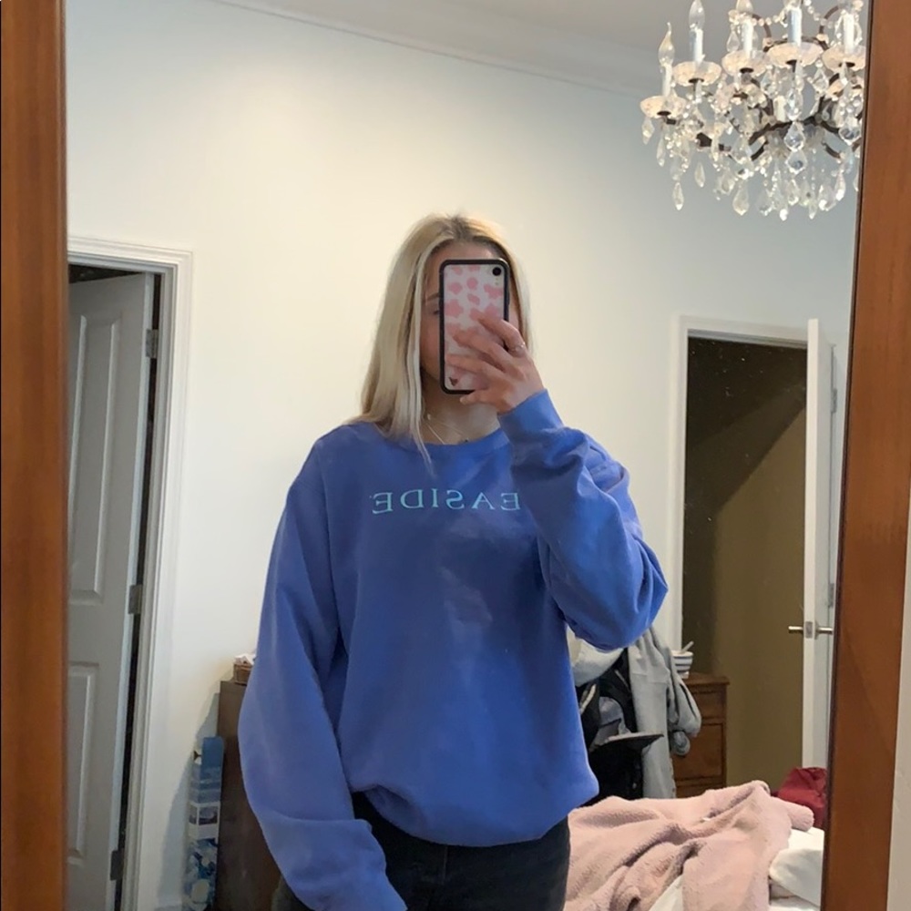 Seaside purple sweatshirt